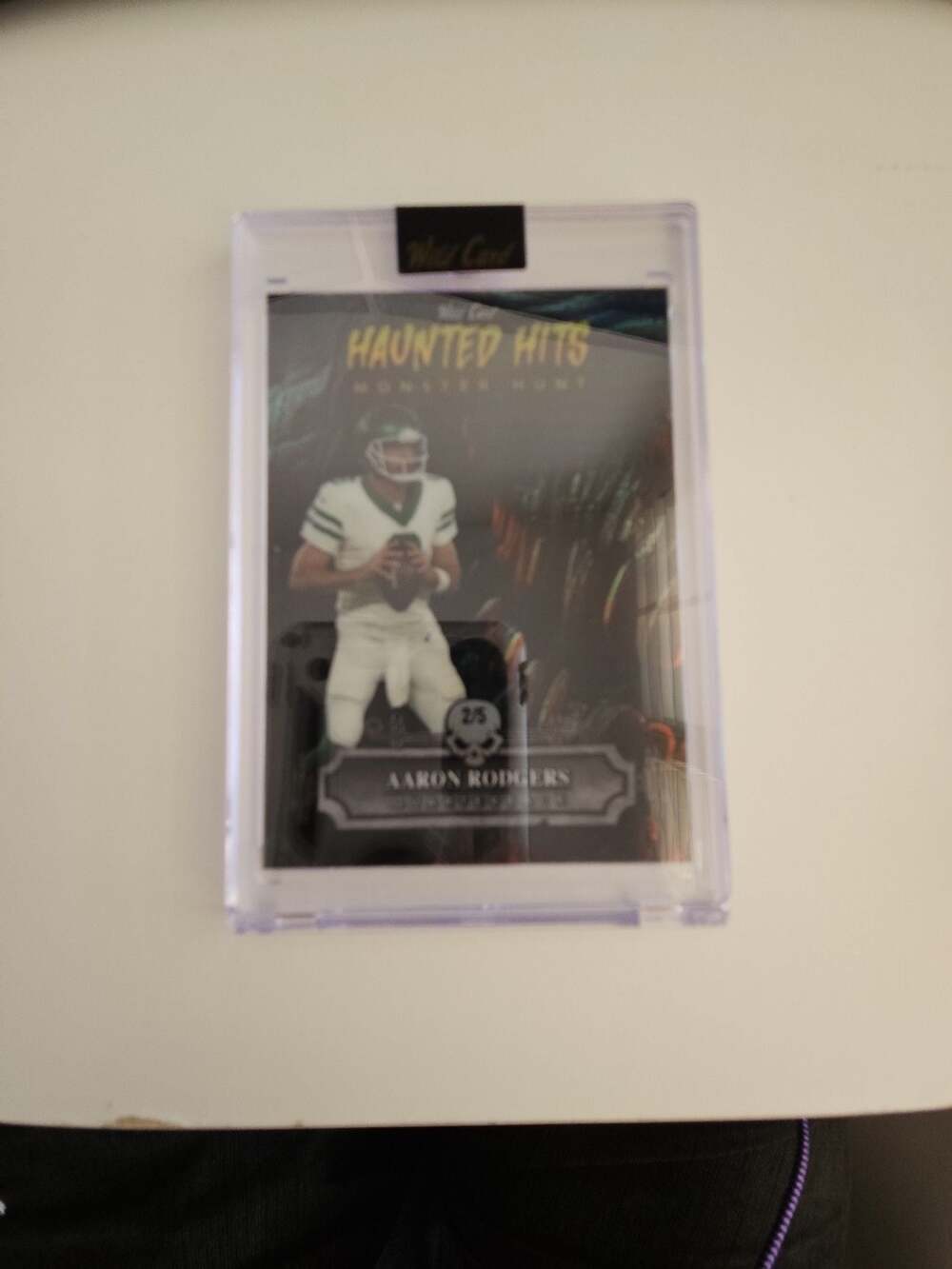 2024 Wild Card Haunted Hits Monster Hunt Aaron Rodgers Serial Numbered 2/5 Tradi